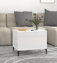 Couchtisch Hochglanz-Weiß 60x44,5x45 cm Holzwerkstoff
