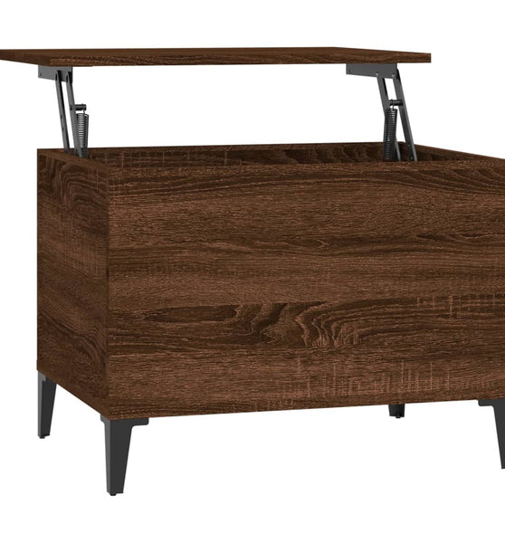 Couchtisch Braun Eichen-Optik 60x44,5x45 cm Holzwerkstoff