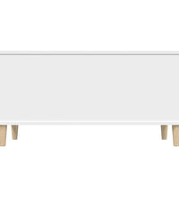 Couchtisch Weiß 90x44,5x45 cm Holzwerkstoff