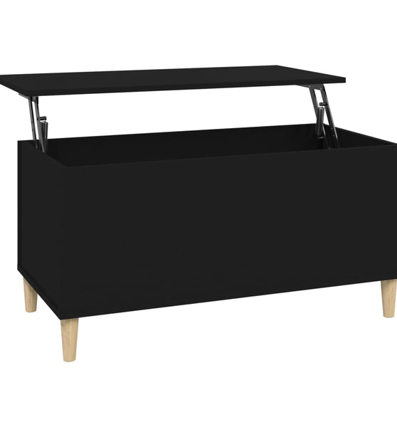 Couchtisch Schwarz 90x44,5x45 cm Holzwerkstoff