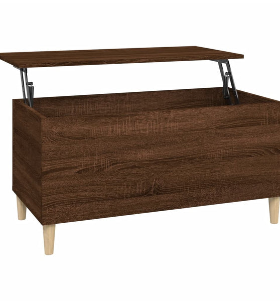 Couchtisch Braun Eichen-Optik 90x44,5x45 cm Holzwerkstoff