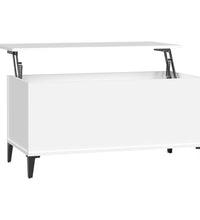 Couchtisch Weiß 90x44,5x45 cm Holzwerkstoff
