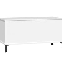 Couchtisch Weiß 90x44,5x45 cm Holzwerkstoff