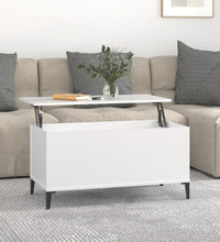 Couchtisch Weiß 90x44,5x45 cm Holzwerkstoff