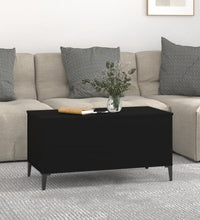 Couchtisch Schwarz 90x44,5x45 cm Holzwerkstoff