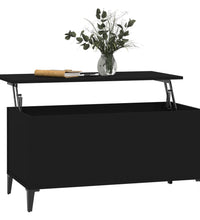 Couchtisch Schwarz 90x44,5x45 cm Holzwerkstoff