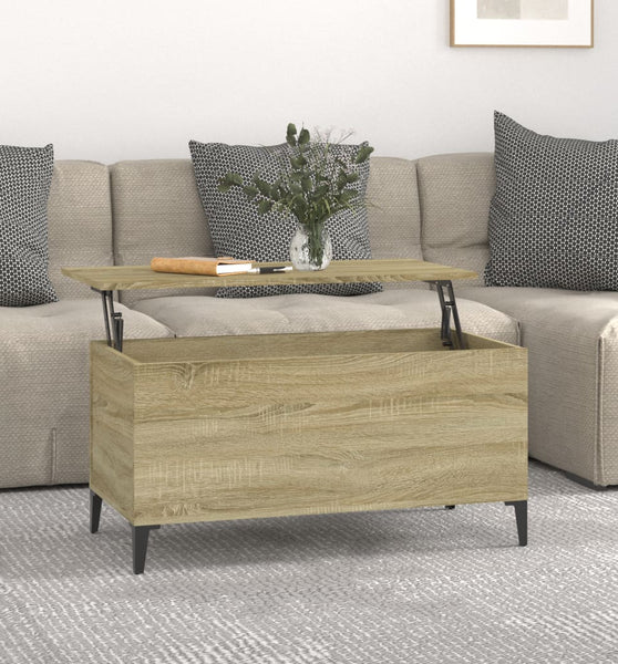 Couchtisch Sonoma-Eiche 90x44,5x45 cm Holzwerkstoff