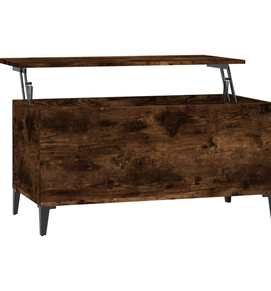 Couchtisch Räuchereiche 90x44,5x45 cm Holzwerkstoff