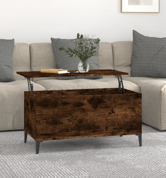 Couchtisch Räuchereiche 90x44,5x45 cm Holzwerkstoff