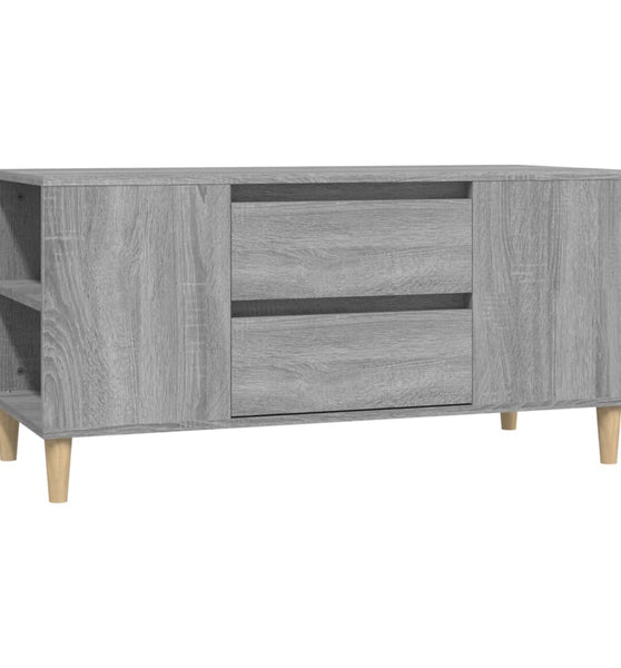 TV-Schrank Grau Sonoma 102x44,5x50 cm Holzwerkstoff