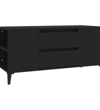 TV-Schrank Schwarz 102x44,5x50 cm Holzwerkstoff