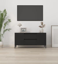 TV-Schrank Schwarz 102x44,5x50 cm Holzwerkstoff