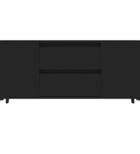 TV-Schrank Schwarz 102x44,5x50 cm Holzwerkstoff