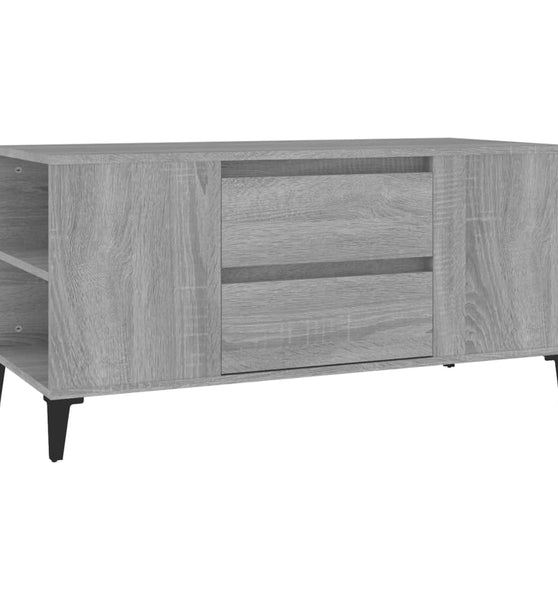 TV-Schrank Grau Sonoma 102x44,5x50 cm Holzwerkstoff