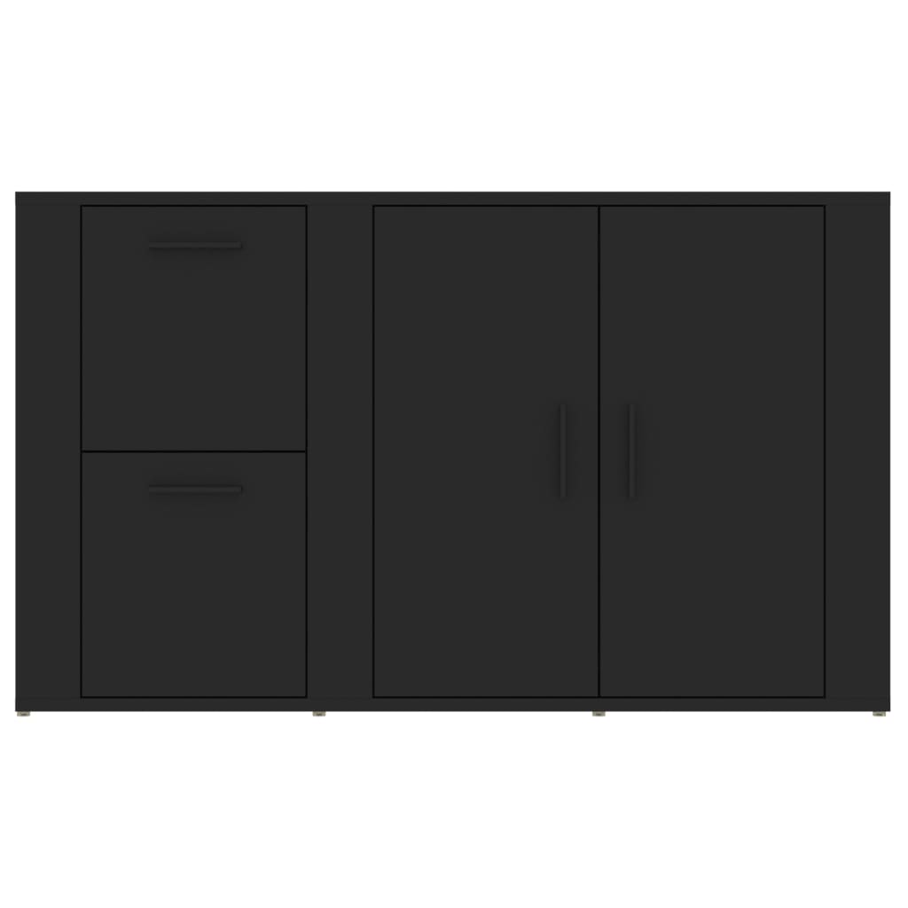 Sideboard Schwarz 100x33x59,5 cm Holzwerkstoff