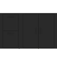 Sideboard Schwarz 100x33x59,5 cm Holzwerkstoff