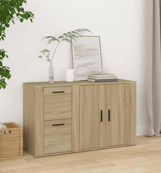 Sideboard Sonoma-Eiche 100x33x59,5 cm Holzwerkstoff