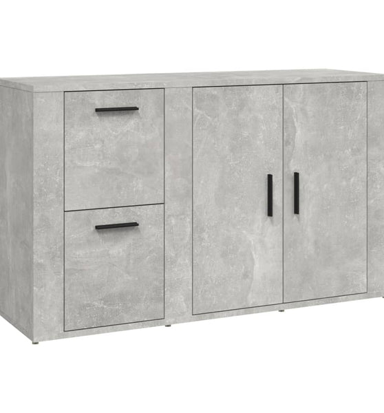 Sideboard Betongrau 100x33x59,5 cm Holzwerkstoff