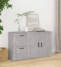 Sideboard Betongrau 100x33x59,5 cm Holzwerkstoff