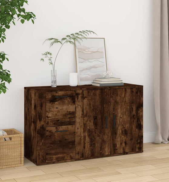 Sideboard Räuchereiche 100x33x59,5 cm Holzwerkstoff