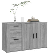 Sideboard Grau Sonoma 100x33x59,5 cm Holzwerkstoff