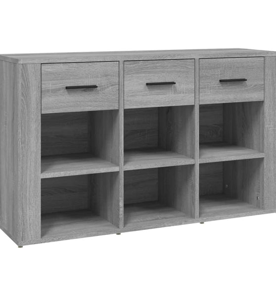 Sideboard Grau Sonoma 100x30x59,5 cm Holzwerkstoff