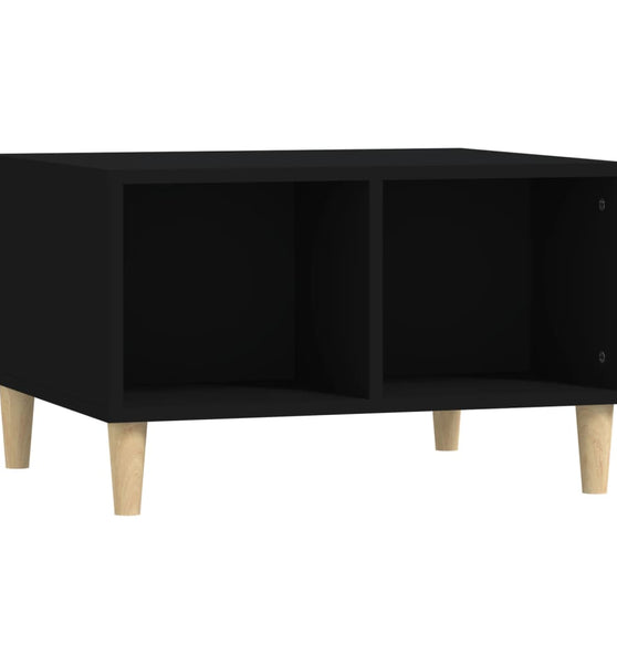 Couchtisch Schwarz 60x50x36,5 cm Holzwerkstoff