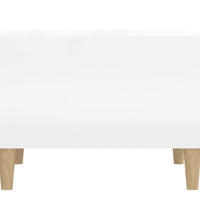 Couchtisch Hochglanz-Weiß 60x50x36,5 cm Holzwerkstoff