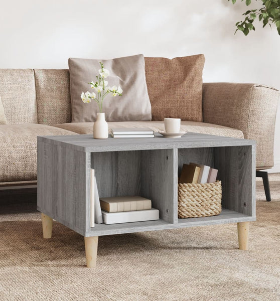 Couchtisch Grau Sonoma 60x50x36,5 cm Holzwerkstoff