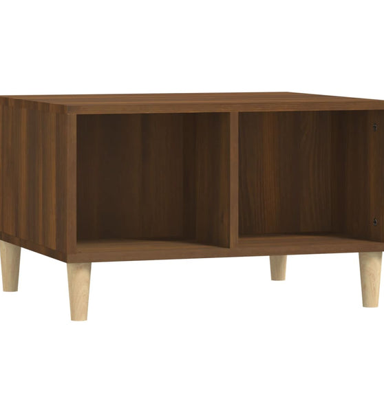 Couchtisch Braun Eichen-Optik 60x50x36,5 cm Holzwerkstoff