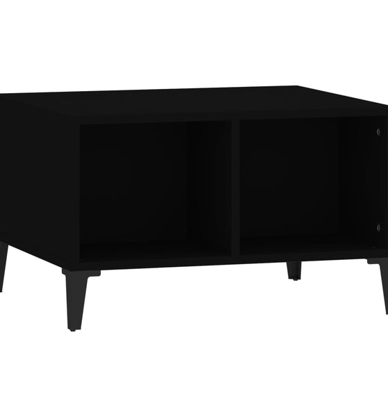 Couchtisch Schwarz 60x50x36,5 cm Holzwerkstoff