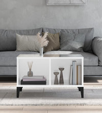 Couchtisch Hochglanz-Weiß 60x50x36,5 cm Holzwerkstoff
