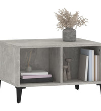 Couchtisch Betongrau 60x50x36,5 cm Holzwerkstoff