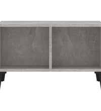 Couchtisch Betongrau 60x50x36,5 cm Holzwerkstoff