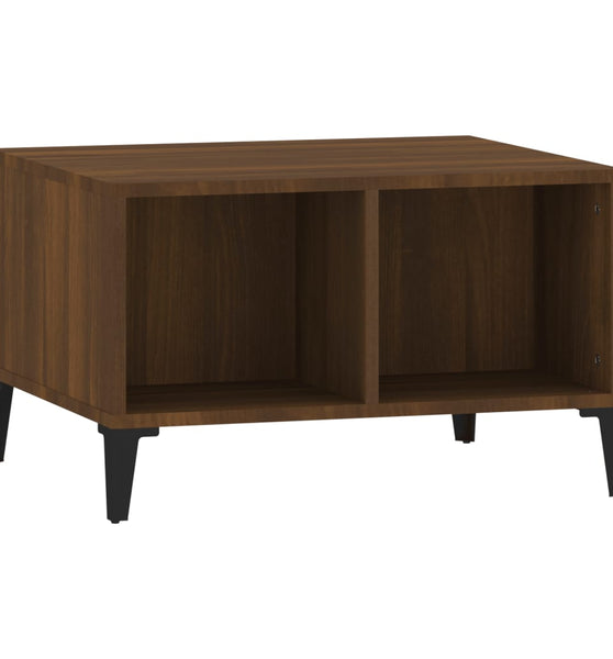Couchtisch Braun Eichen-Optik 60x50x36,5 cm Holzwerkstoff
