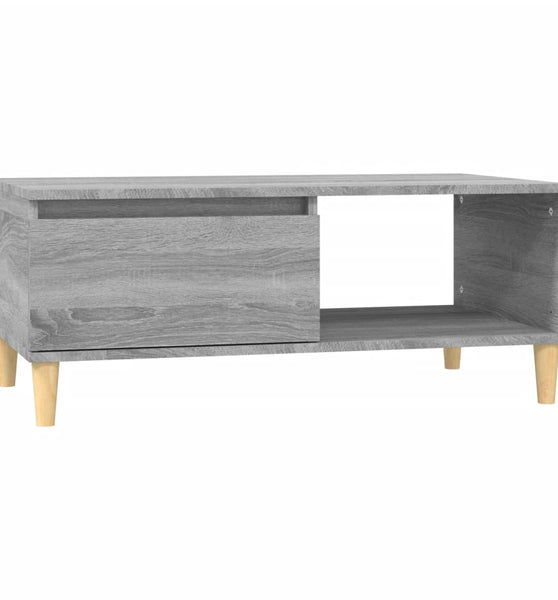 Couchtisch Grau Sonoma 90x50x36,5 cm Holzwerkstoff