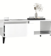 Couchtisch Hochglanz-Weiß 90x50x36,5 cm Holzwerkstoff