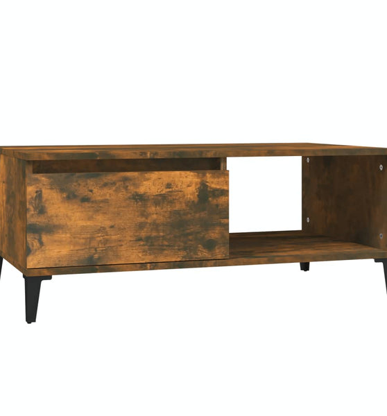 Couchtisch Räuchereiche 90x50x36,5 cm Holzwerkstoff