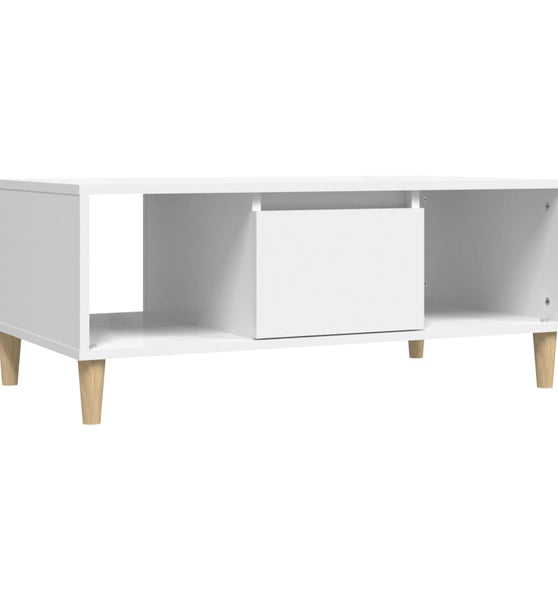 Couchtisch Weiß 90x50x36,5 cm Holzwerkstoff