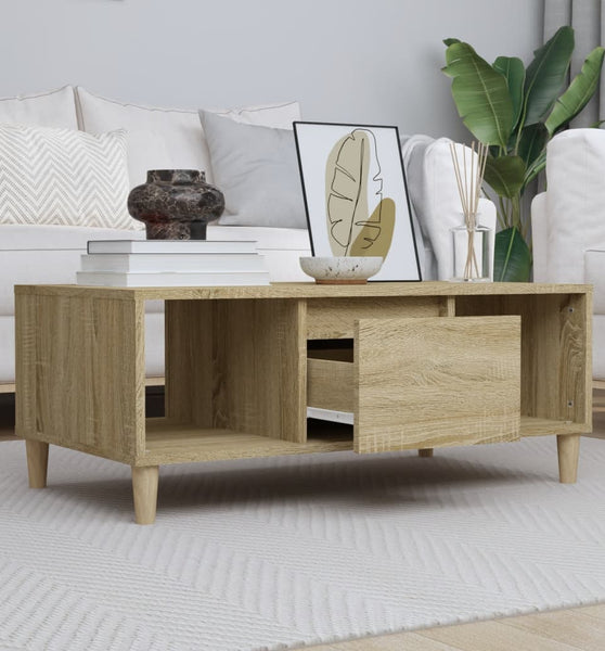 Couchtisch Sonoma-Eiche 90x50x36,5 cm Holzwerkstoff
