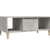Couchtisch Betongrau 90x50x36,5 cm Holzwerkstoff