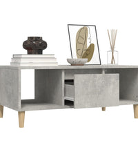 Couchtisch Betongrau 90x50x36,5 cm Holzwerkstoff