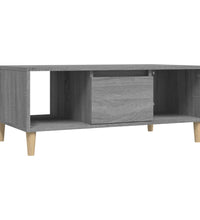 Couchtisch Grau Sonoma 90x50x36,5 cm Holzwerkstoff