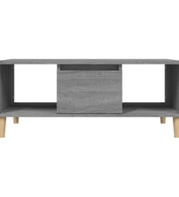 Couchtisch Grau Sonoma 90x50x36,5 cm Holzwerkstoff