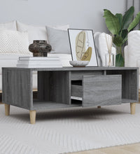 Couchtisch Grau Sonoma 90x50x36,5 cm Holzwerkstoff