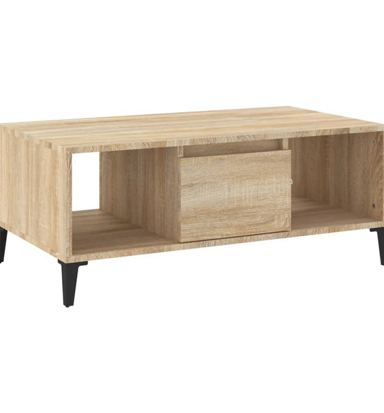 Couchtisch Sonoma-Eiche 90x50x36,5 cm Holzwerkstoff