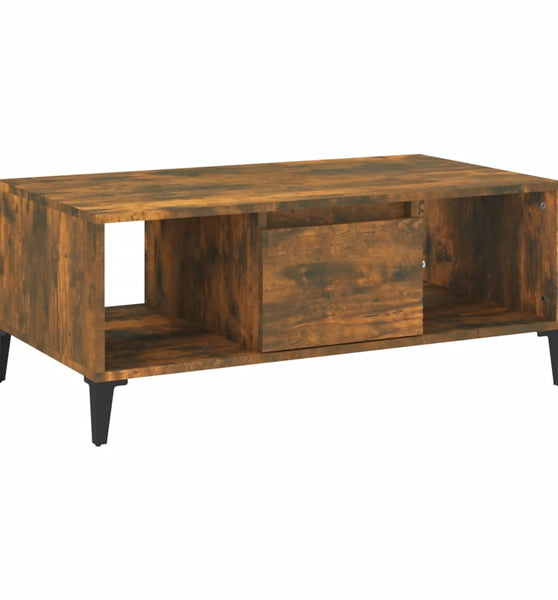 Couchtisch Räuchereiche 90x50x36,5 cm Holzwerkstoff