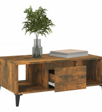 Couchtisch Räuchereiche 90x50x36,5 cm Holzwerkstoff