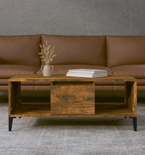 Couchtisch Räuchereiche 90x50x36,5 cm Holzwerkstoff