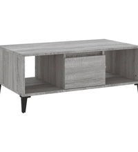 Couchtisch Grau Sonoma 90x50x36,5 cm Holzwerkstoff